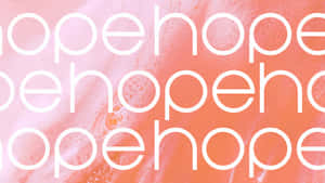 Hope Foamy Backdrop Wallpaper