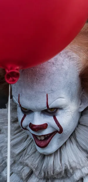 Horror Clown Face Pennywise Wallpaper