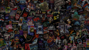 Horror Movie Collage Darkness Wallpaper