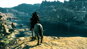 Horseman On Afghanistan Mountain Wallpaper