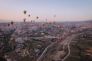 Hot Air Balloons 4k Hd Laptop Wallpaper