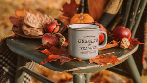 Hot Cocoa For Autumn Macbook Wallpaper