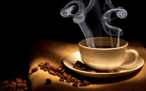 Hot Cup Of Coffee Wallpaper