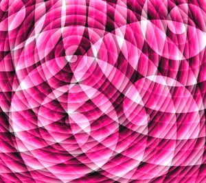 Hot Pink Spiral Designs Black And White Wallpaper