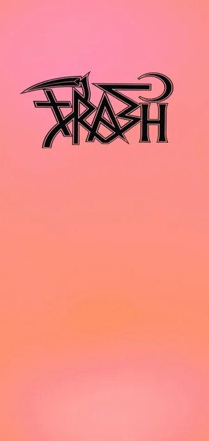 Hot Pink Trash Gang Logo Wallpaper