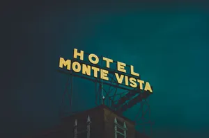 Hotel Monte Vista Sign Wallpaper