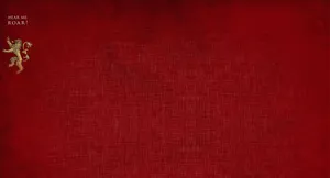 House Lannister Red Canvass Wallpaper