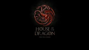 House Of The Dragon Series Logo Wallpaper