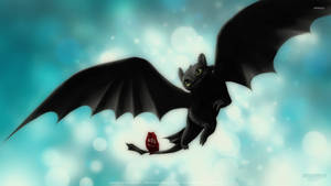 How To Train Your Dragon Flying Toothless Wallpaper