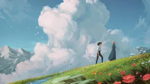 Howl's Moving Castle Digital Art Wallpaper