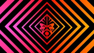 Hp Omen Geometric Design Wallpaper