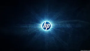Hp Shining Old Logo Wallpaper