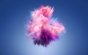 Huawei Pink Splash Wallpaper