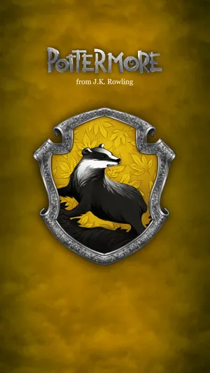 Hufflepuff Pottermore Digital Poster Wallpaper