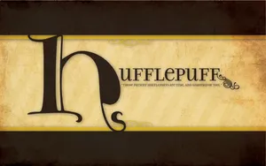 Hufflepuff Quote Grunge Brown Wallpaper