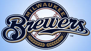 Huge Milwaukee Brewers Logo Wallpaper