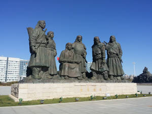 Huge Statue In Mongolia Wallpaper