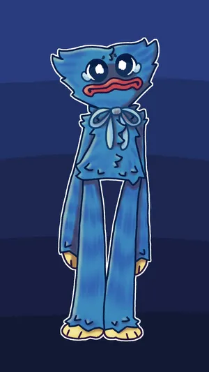 Huggy Wuggy Crying Wallpaper