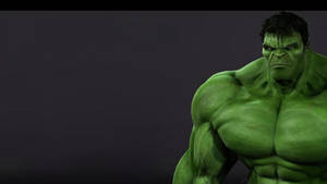 Hulk Pitch Black Background Wallpaper