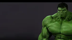 Hulk Pitch Black Background Wallpaper