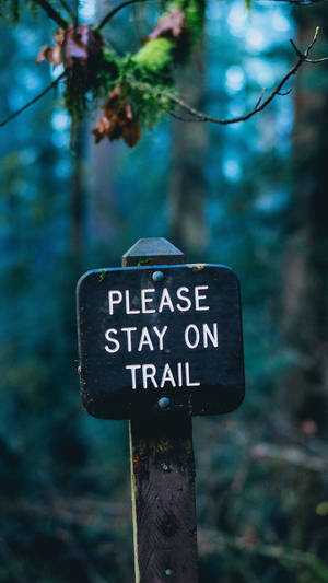 Humble Warning Trail Wallpaper