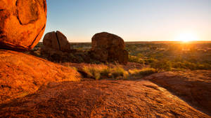 Humid Australian Outback View Wallpaper