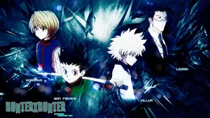 Hunter X Hunter Gon, Killua, Kurapika, And Leorio Wallpaper