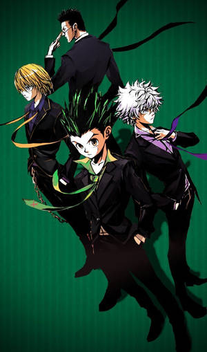 Hunter X Hunter Gon, Killua, Kurapika And Leorio Wallpaper