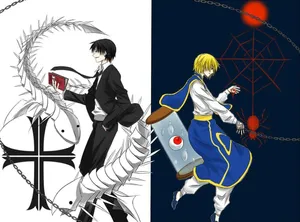Hunter X Hunter Kurapika And Chrollo Wallpaper