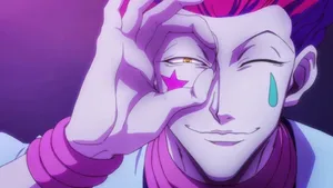 Hunter X Hunter Smirking Hisoka Wallpaper