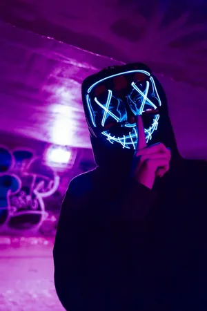 Hush Led Light Mask Wallpaper