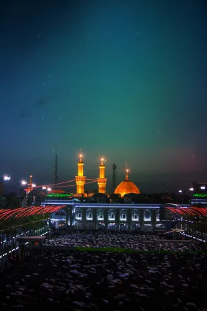 Hussain Karbala Holy Shrine Night Wallpaper