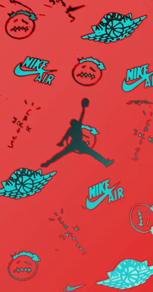 Hype Cactus Jack Nike Air Red Wallpaper