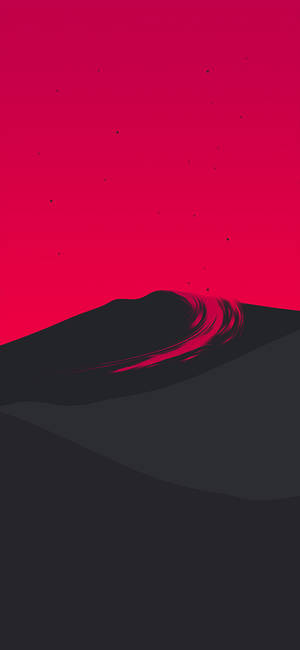 Hype Pink Dunes Wallpaper