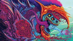 Hyper Beast Psychedelic Wallpaper