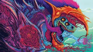 Hyper Beast Psychedelic Wallpaper