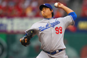 Hyun Jin Ryu Gearing Up To Pitch Wallpaper