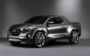 Hyundai Pickup Side View Wallpaper