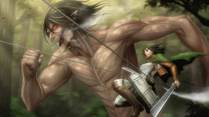 I'll Fight With Eren Yeager Wallpaper