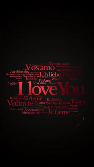 I Love You In Different Languages Wallpaper