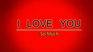 I Love You So Much Graphic Wallpaper