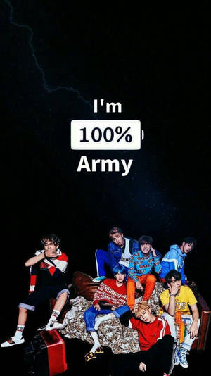 I'm 100% Bts Army Wallpaper