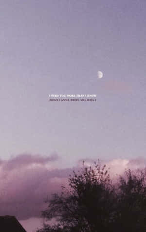I Need You Aesthetic Mood Wallpaper