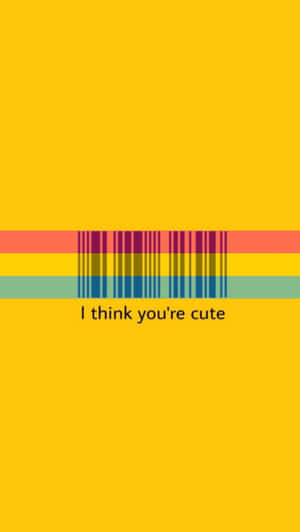 I Think You're Cute - Wallpaper Wallpaper