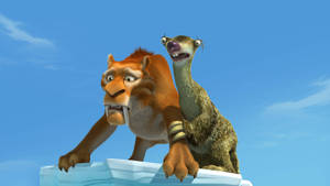 Ice Age Diego And Sid Wallpaper