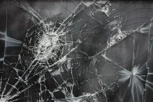 Ice Cracked Screen Marks Wallpaper