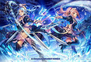 Ice Magic Of Felisha And Flora Fire Emblem Wallpaper