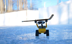 Ice Skate Wall E Wallpaper