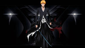 Ichigo Bankai Black Kimono Wallpaper