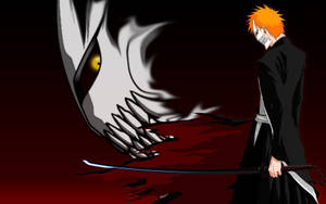 Ichigo Bankai With Mask Wallpaper